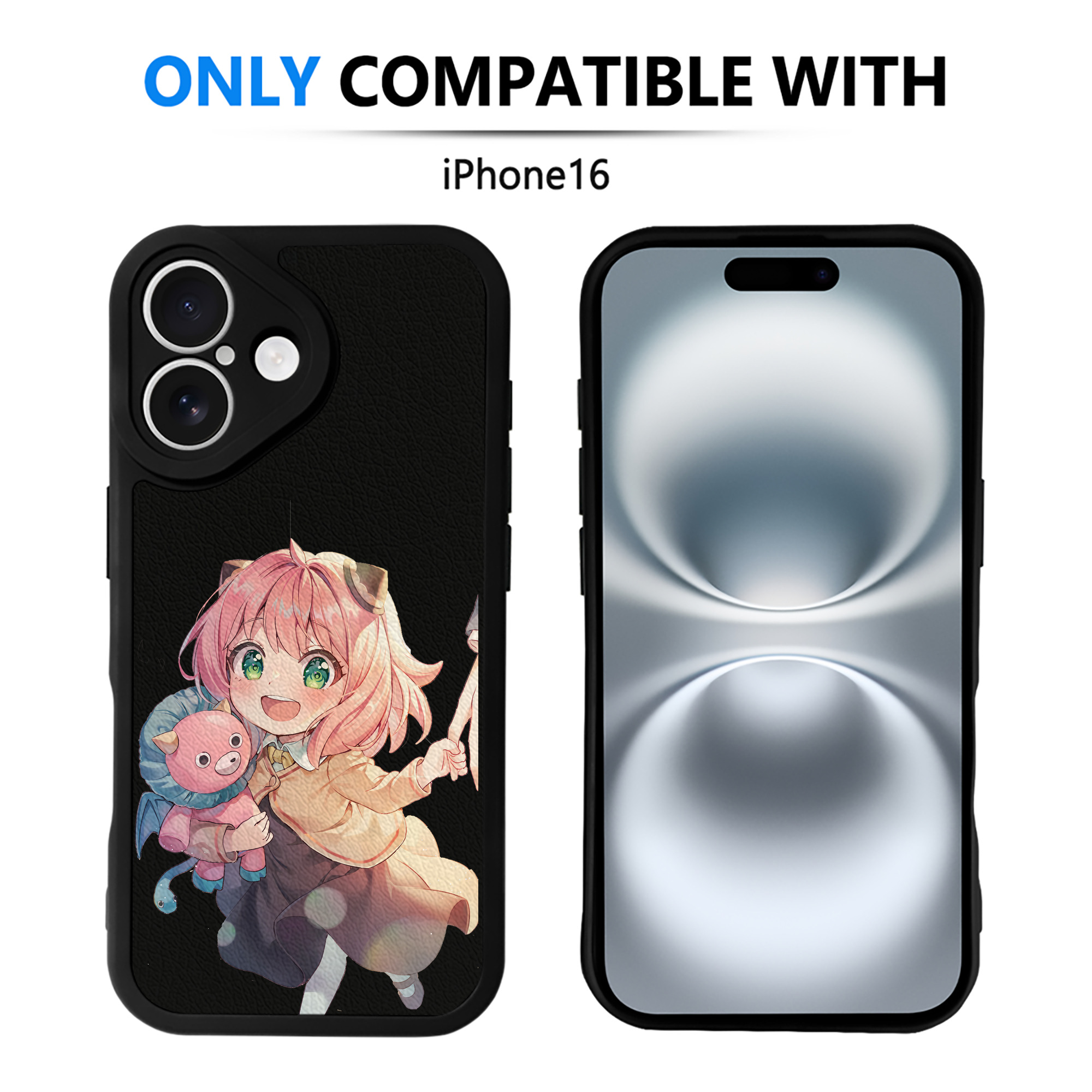 （画像用） SPY×FAMILY间谍家家酒 【iPhone 16シリーズ対応】シリコンスマホケース（レザー調） 材質：シリコン